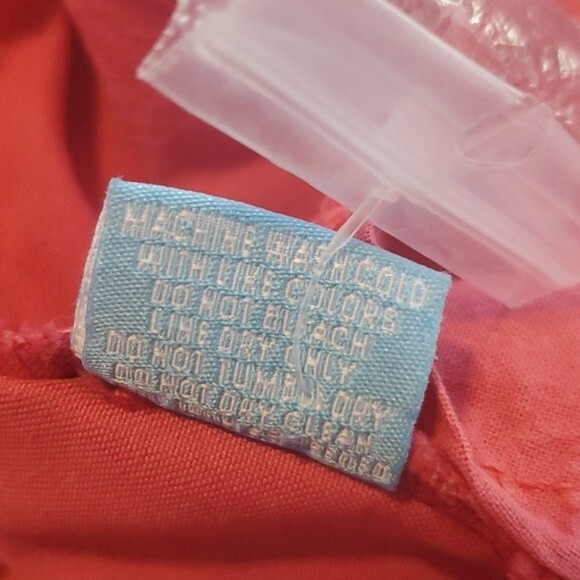 J. MCLAUGHLIN PINK LIGHT RED COTTON SHORTS MEN'S SIZE 42 FLAT FRONT PREPPY - Picture 7 of 8